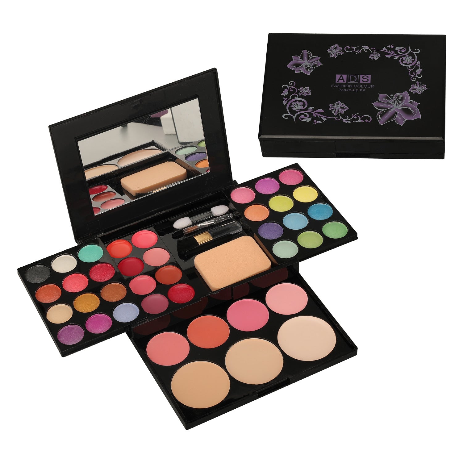Palette Maquillage Complète 39 Couleurs – Fards, Blush, Bronzer & Anti-cernes