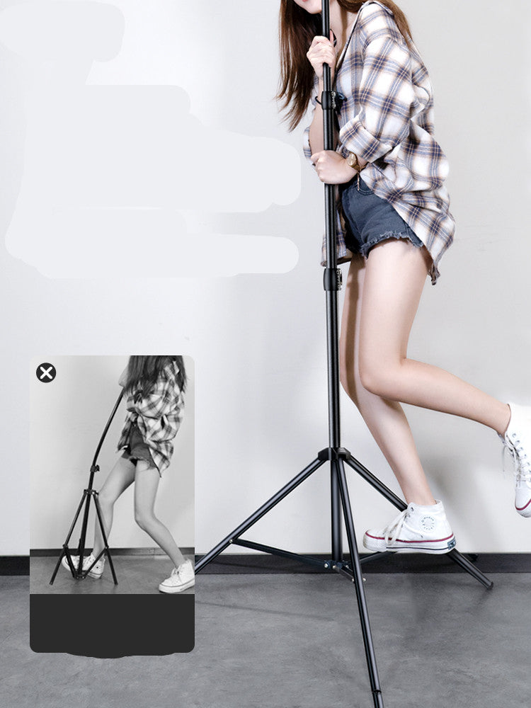 Trépied Smartphone Live Streaming – Ring Light 10", Selfie, Acier Carbone