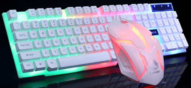 Pack Clavier & Souris Gaming Filaire USB – Rétroéclairé, 104 Touches
