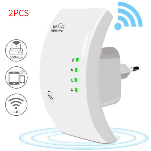 Répéteur WiFi 300Mbps 2,4GHz – Amplificateur de Signal, VPN, Prise EU