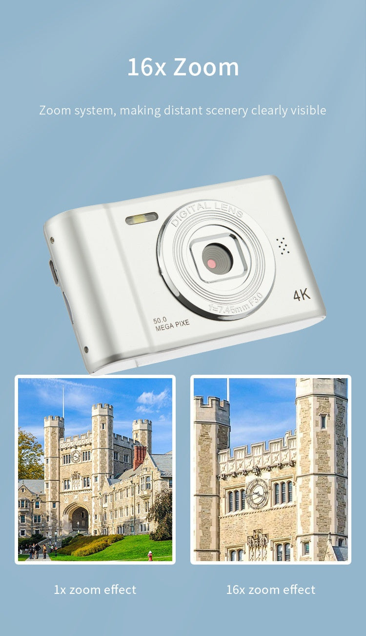 Appareil Photo Numérique Rétro 4K – Selfie HD 48MP, Style Vintage