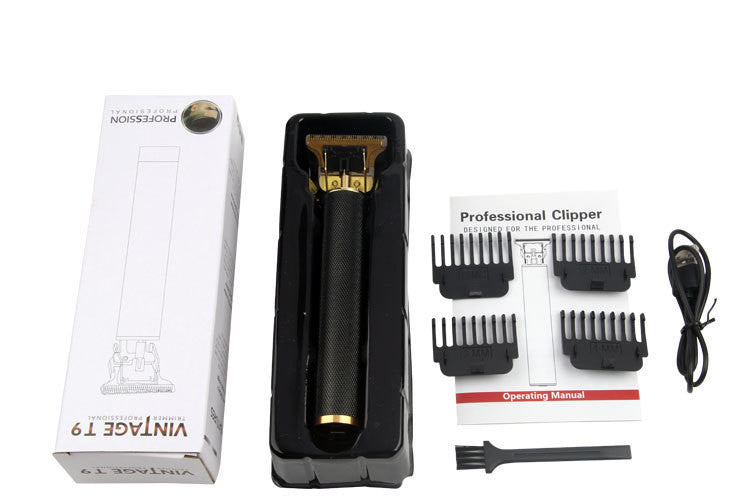 Tondeuse Barbe & Cheveux Rechargeable USB – Moteur 7500 rpm, Coque Aluminium
