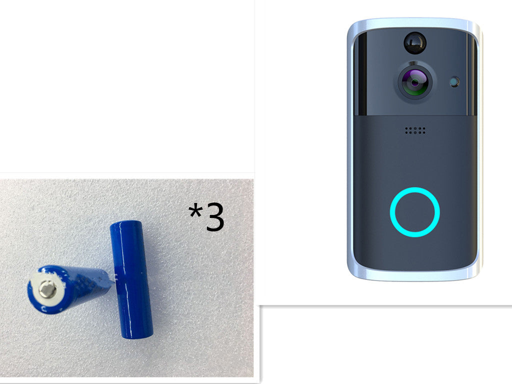Sonnette Vidéo WiFi Connectée – Vision Nocturne, Interphone & Alertes APP