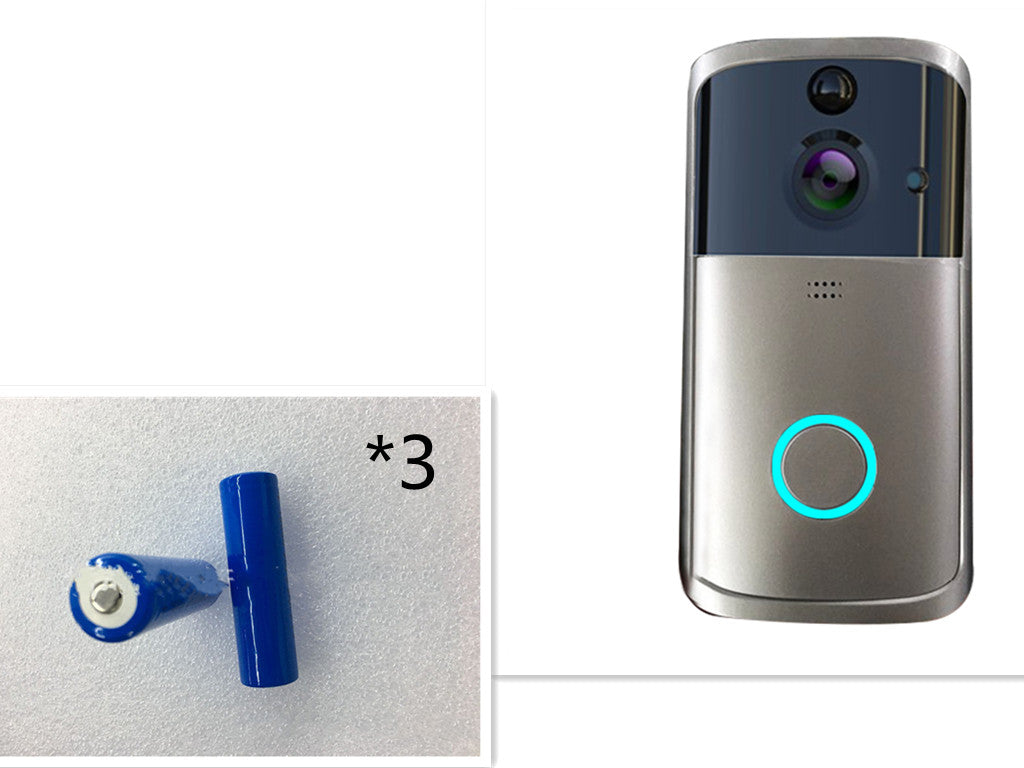 Sonnette Vidéo WiFi Connectée – Vision Nocturne, Interphone & Alertes APP