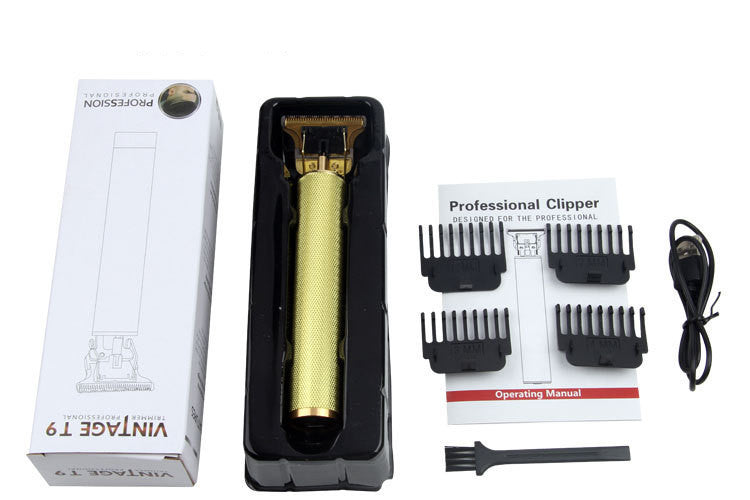 Tondeuse Barbe & Cheveux Rechargeable USB – Moteur 7500 rpm, Coque Aluminium