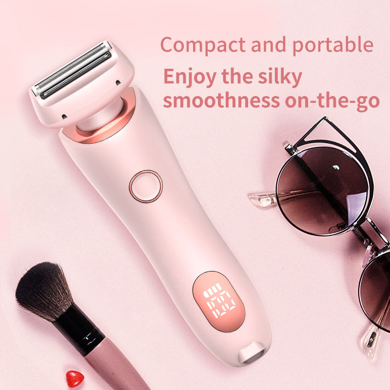 Épilateur Électrique 2-en-1 Femme USB – Rasoir Corps Entier, IPX7 Waterproof