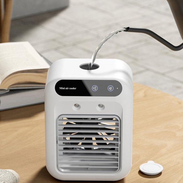 Ventilateur Climatiseur Portable USB – Refroidissement par Atomisation, Écran Tactile, L7/L8