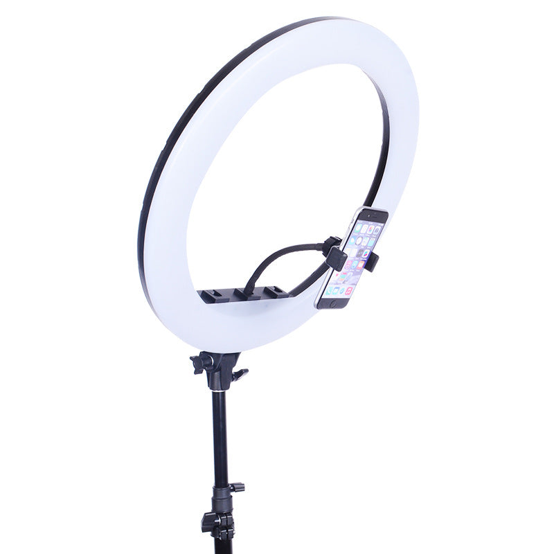 Anneau Lumineux LED 18 Pouces – Éclairage Selfie & Photo, Prise EU