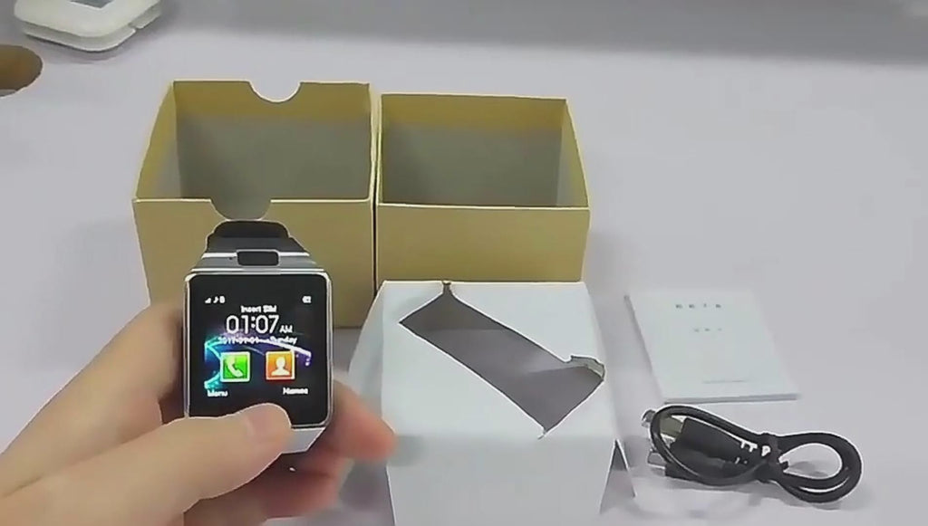 Montre Connectée Sport DZ09 avec Carte SIM et Téléphone Intégré